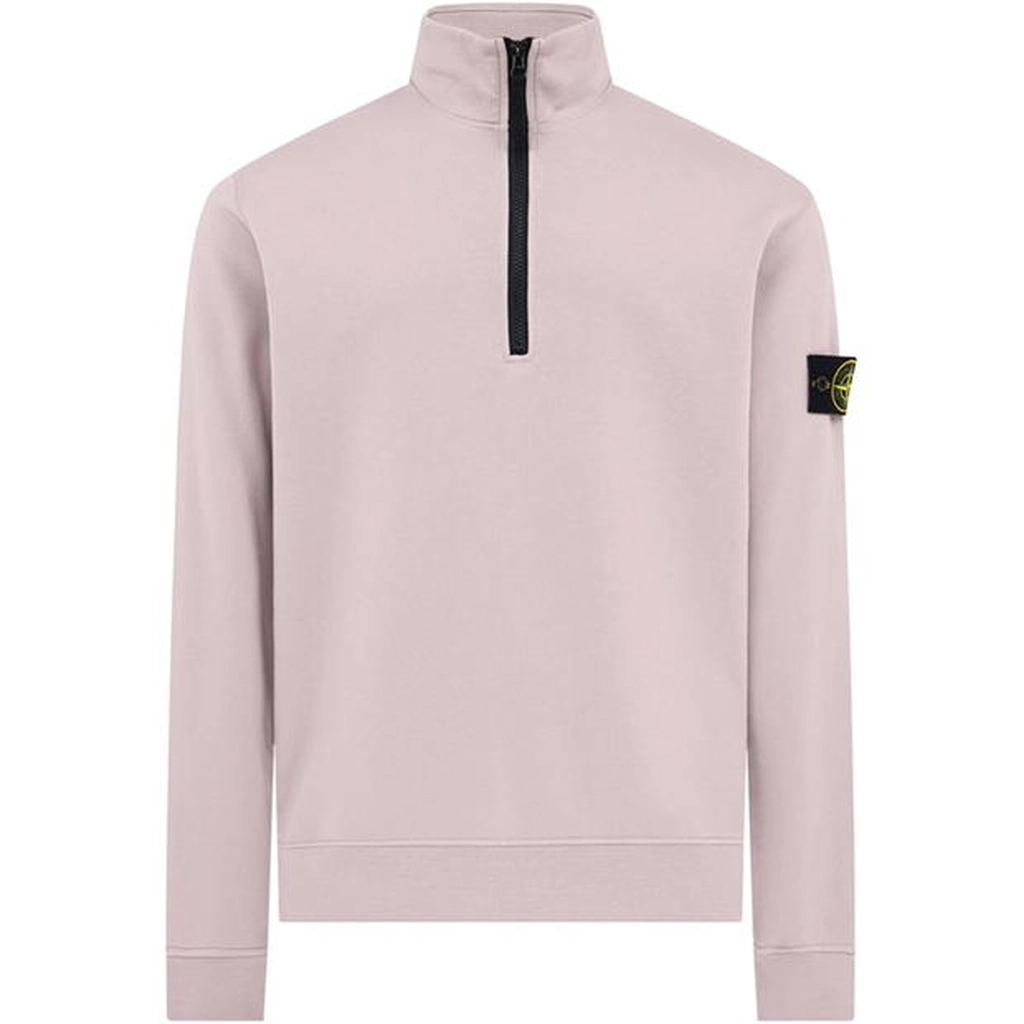 Stone Island Lightweight Fleece quarter Zip - Pink